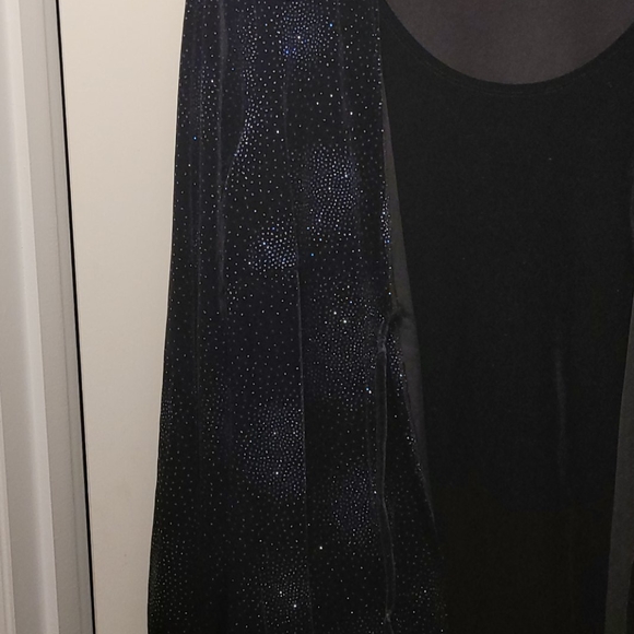 Black velvet sparkling top from Fashion Bug - Picture 3 of 3
